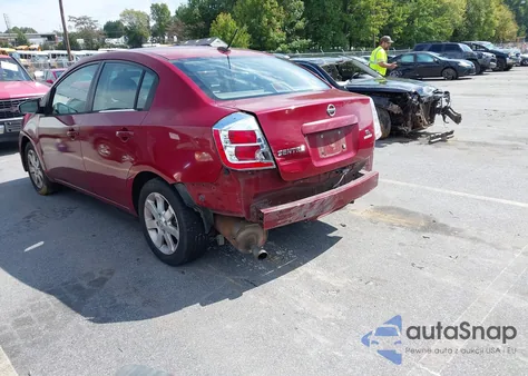 2008 Nissan Sentra 2.0Sl из США, поврежденный, VIN 3N1AB61E48L694981